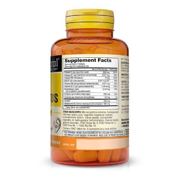 Здоров'я вух Ear Health Plus, Mason Natural, 100 таблеток