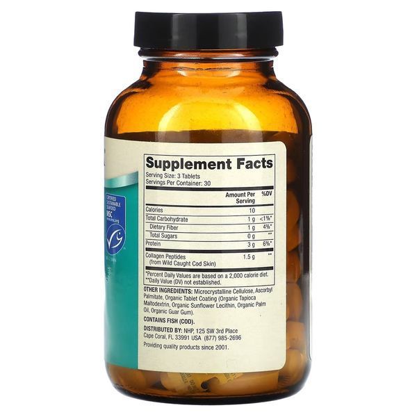Морской коллаген из дикой рыбы, Wild Caught Marine Collagen, Dr. Mercola, 90 таблеток