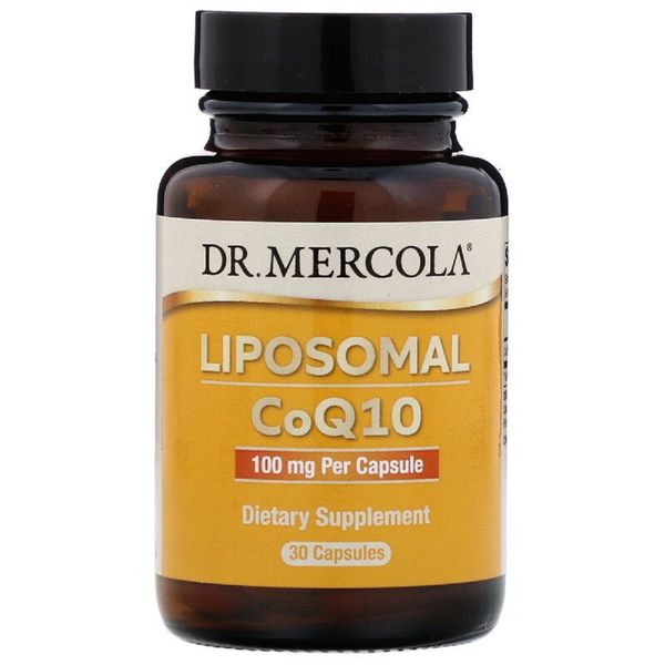 Коензим Q10 ліпосомальний, 100 мг, Liposomal CoQ10, Dr. Mercola, 30 капсул