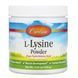 L-лізин у порошку, L-Lysine, Amino Acid Powder, Carlson, 100 гр