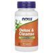Детокс та очищення організму, Detox & Cleanse, Now Foods, 90 капсул