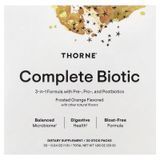Пробіотичний комплекс, смак апельсину, Complete Biotic, Thorne, 30 стиків