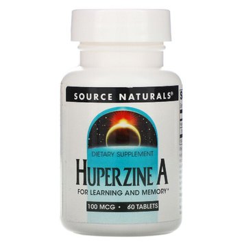 Гуперзин А 100мкг, Source Naturals, 60 таблеток