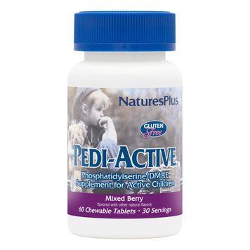 Добавка для Активных Детей (Фосфатидилсерин и DMAE), Natures Plus, 60 Жевательных Таблеток