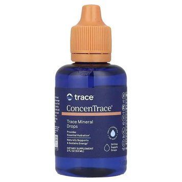 Повний спектр мікроелементів у краплях, ConcenTrace, Full Spectrum, Trace Minerals, 59 мл