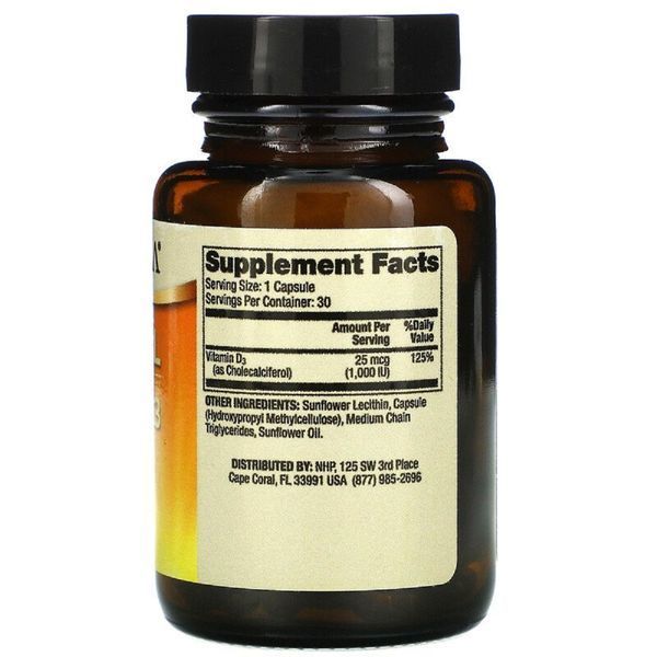 Вітамін D3 ліпосомальний, 1000 МО, Liposomal Vitamin D3, Dr. Mercola, 30 капсул