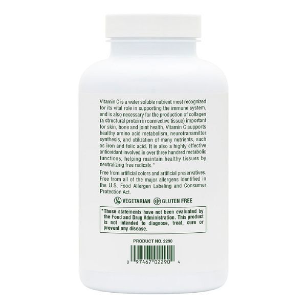 Вітамін C, Vitamin C, 1000 мг, Natures Plus, 180 таблеток