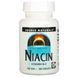 Ніацин, Вітамін В3, 100 мг, Niacin, Source Naturals, 100 таблеток