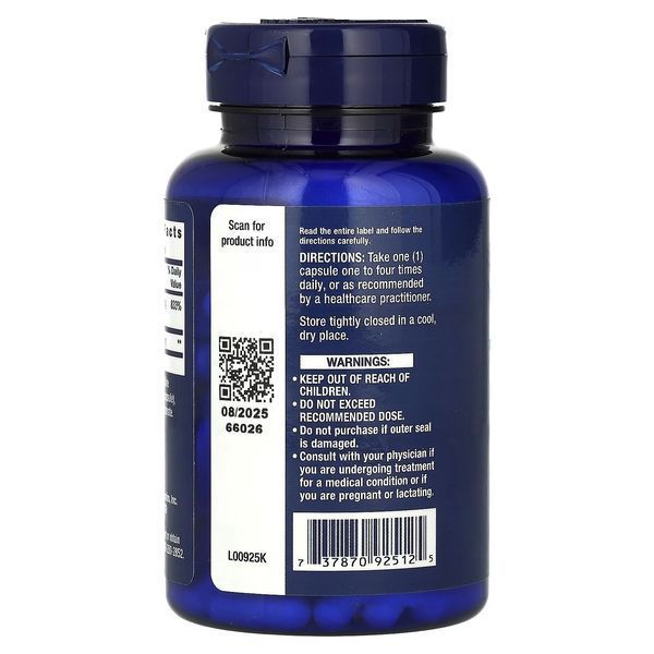 Мега Бенфотиамин, 250 мг, Mega Benfotiamine, Life Extension, 120 вегетарианских капсул