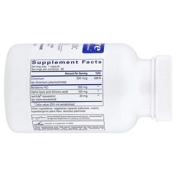 Метаболізм глюкози, Metabolic Xtra, Pure Encapsulations, 90 капсул