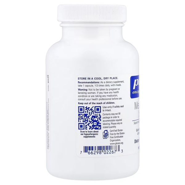 Метаболізм глюкози, Metabolic Xtra, Pure Encapsulations, 90 капсул
