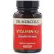 Вітамін K2, 180 мкг, Vitamin K2, Dr. Mercola, 30 капсул