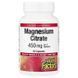 Магний цитрат, 450 мг, Magnesium Citrate, Natural Factors, 90 капсул
