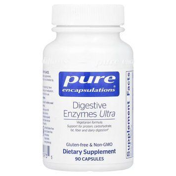 Травні ферменти Ультра, Digestive Enzymes Ultra, Pure Encapsulations, 90 капсул