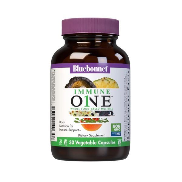Мультивітаміни для підтримки імунітету, Immune One Multiple, Bluebonnet Nutrition, 30 вегетаріанських капсул