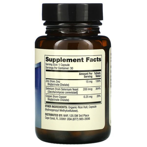 Цинк и Селен, Zinc plus Selenium, Dr. Mercola, 30 капсул