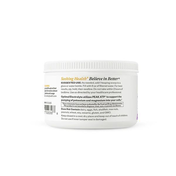 Електроліти, ягідний смак, Optimal Electrolyte, Seeking Health, 192 гр