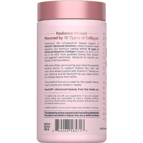 Мультиколагенові біо-пептиди, Multi Collagen Bio-Peptides Protein, Neocell, 60 каплет