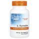 L-тирозин, 500 мг, L-Tyrosine, Doctor's Best, 120 вегетаріанських капсул