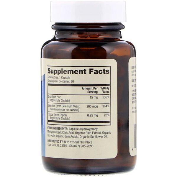 Цинк и Селен, Zinc plus Selenium, Dr. Mercola, 90 капсул
