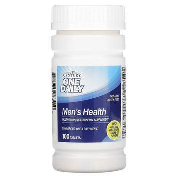 Мультивітаміни для Чоловіків, One Daily, Men's Health, 21st Century, 100 таблеток