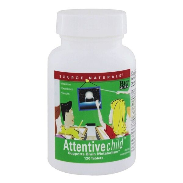 Комплекс Уважна Дитина, Attentive Child, Source Naturals, 120 таблеток