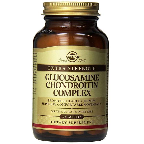 Глюкозамин и Хондроитин (Комплес), Glucosamine Chondroitin, Solgar, 75 таблеток