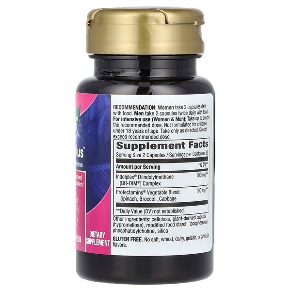 Метаболізм естрогенів, DIM-plus, Estrogen Metabolism, Nature's Way, 60 вегетаріанських капсул