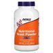 Сухі харчові дріжджі, Nutritional Yeast Powder, Now Foods, 284 гр