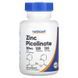 Цинк піколінат, 50 мг, Zinc Picolinate, Nutricost, 120 капсул