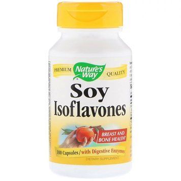 Соєві Ізофлавони, Soy Isoflavones, Nature's Way, 100 капсул