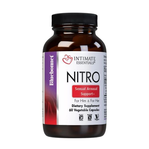 Підтримка сексуального збудження, Intimate Essenitals Nitro, Bluebonnet Nutrition, 60 вегетаріанських капсул
