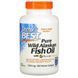 Аляскинский Рыбий Жир (Омега-3), Fish Oil with AlaskOmega, Doctor's Best,180 капсул