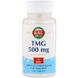 Триметилгліцин, TMG (ТМГ), 500 мг, KAL, 500 mg, 120 таблеток