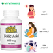 Фолиевая кислота, 400 мкг, Folic Acid, Natural Factors, 90 таблеток