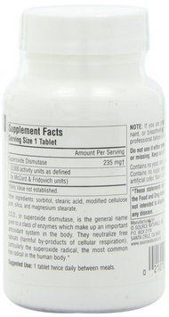 СОД Ферменти 235 мг, SOD, Source Naturals, 180 таблеток