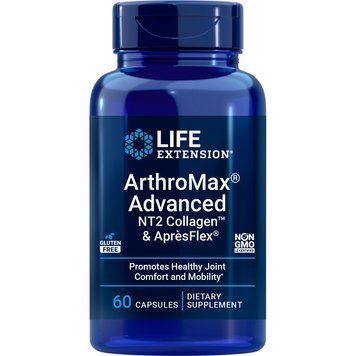 Комплекс для поддержки суставов, ArthroMax Advanced with NT2 Collagen & Apr&egrave;sFlex, Life Extension, 60 капсул