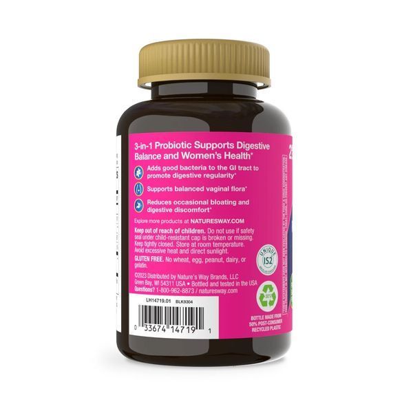 Пробіотики для жінок, смак апельсина, Women's Probiotic, Nature's Way, 50 жувальних цукерок
