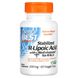 R-ліпоєва кислота, 200 мг, Stabilized R-Lipoic Acid with BioEnhanced Na-RALA, Doctor's Best, 60 вегетаріанських капсул