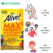 Мультивитамины с железом, Alive! Max3 Daily, Nature's Way, 90 таблеток