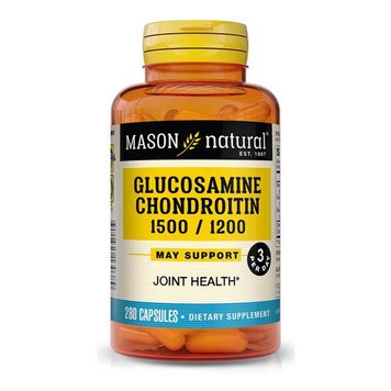 Глюкозамін та Хондроїтин 1500/1200, Glucosamine Chondroitin, Mason Natural, 280 капсул