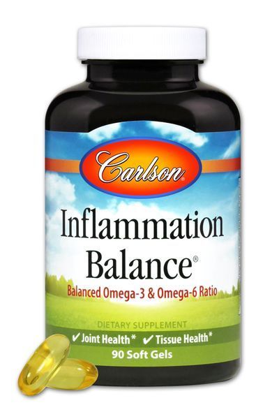 Протизапальний Комплекс, Inflammation Balance, Carlson, 90 желатинових капсул