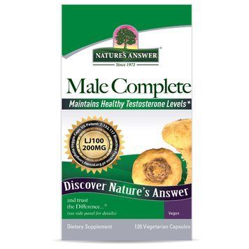 Мужское здоровье, Male Complete, Nature's Answer, 120 вегетарианских капсул