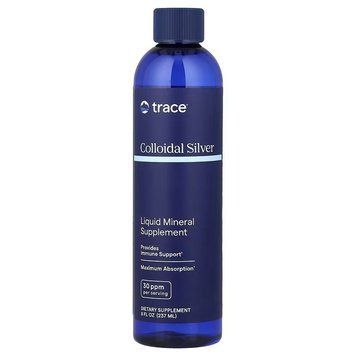 Колоїдне срібло, Colloidal Silver, Trace Minerals, 237 мл