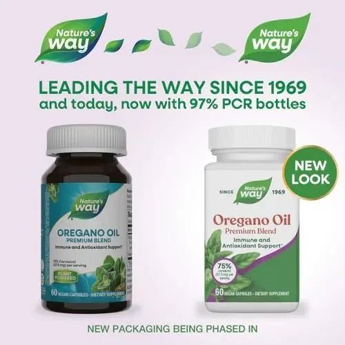Масло орегано, Премиальная смесь, Oregano Oil, Premium Blend, Nature's Way, 60 вегетарианских капсул