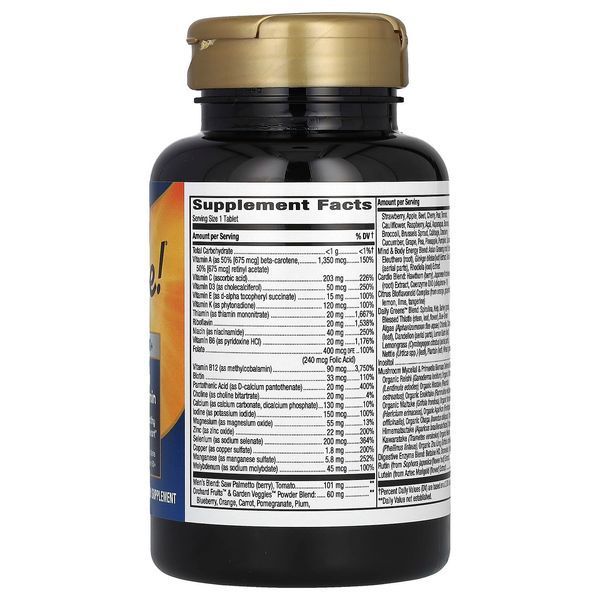 Мультивітаміни для Чоловіків 50+, Alive! Once Daily, Men's 50+ Multi-Vitamin, Nature's Way, 60 Таблеток