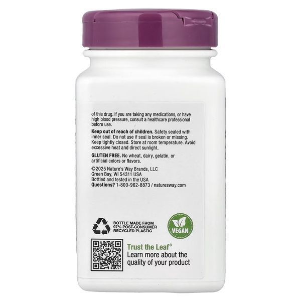 Стрес формула В-Комплекс, преміум-суміш, B-Stress Formula, Nature's Way, 100 вегетаріанських капсул