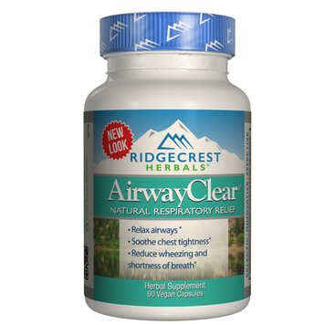 Натуральний Респіраторний Комплекс, AirwayClear, RidgeCrest Herbals, 60 гелевих капсул