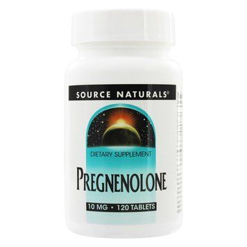 Source Naturals, Прегненолон, 10 мг, 120 таблеток