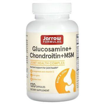 Глюкозамин & Хондроитин & МСМ, Jarrow Formulas, 120 желатиновых капсул